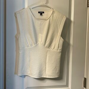 Lightly worn white shirt